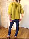 Top/T-shirt loose, effet cape, manches courtes, vert olive France Duval - Stalla, Liberty Fitzgerald gris(T-shirt Top Liberty France Duval - Stalla loose XXL ample mode moderne basique vert anis olive clair étoile manches courtes baba cool hippie bohème)